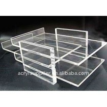 Transparent clear Acrylic organizer box for office