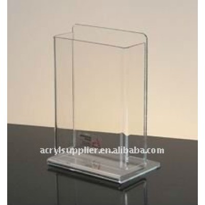 A4 clear acrylic brochure holder acrylic or document holder