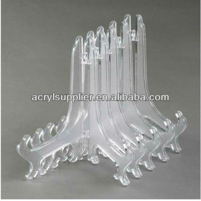 2013 Acrylic Clear Plate Display Easel Stand Holder