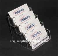 High quality clear acrylic business card display stand