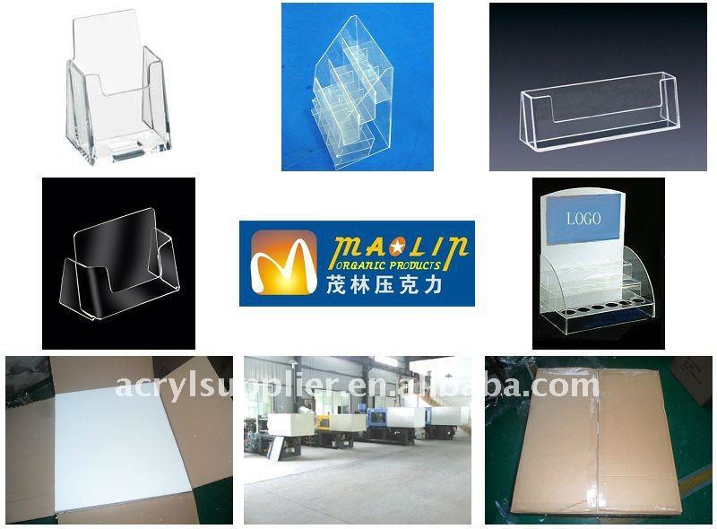 High quality clear acrylic business card display stand