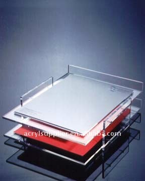 new design crystal Transparent clear Acrylic organizer box