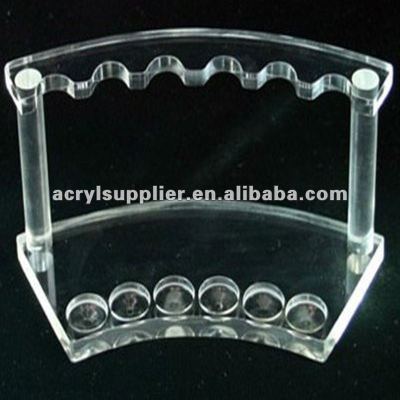 Transparent clear acrylic pen holder