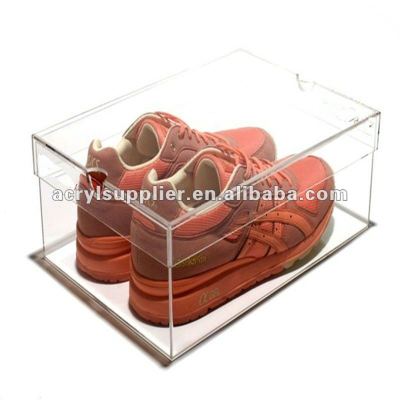 clear acrylic shoe boxes
