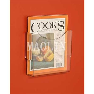 acrylic slatwall book holder displays