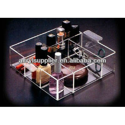 acrylic cosmetic tabletop display stand