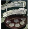transparent acrylic cosmetic display racks