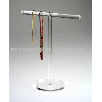 Clear Acrylic Necklace T-Bar Display