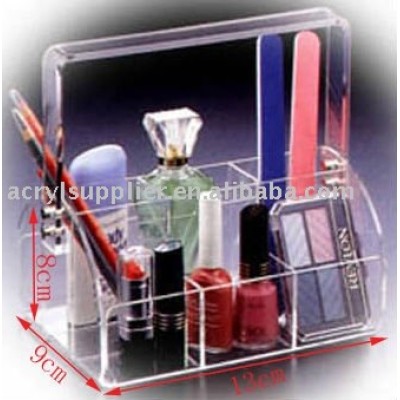 acrylic cosmetic box with handle