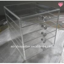 Acrylic Makeup Organizer Clear Box Cosmetic Cases with Drawers