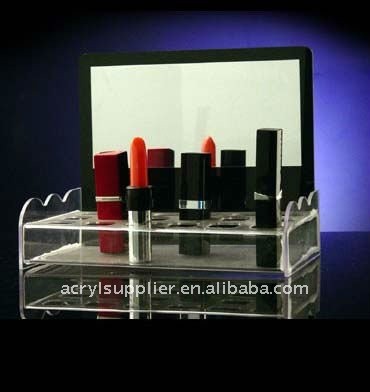clear acrylic cosmetic display