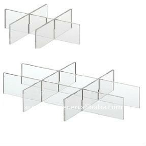 acrylic cosmetic organizer with drawer