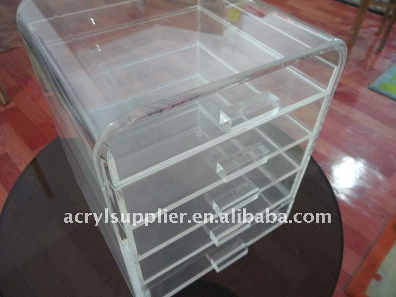 2012 new acrylic makeup organizer with drawers