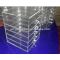 Clear Acrylic 6 tiers makeup organizer with lid