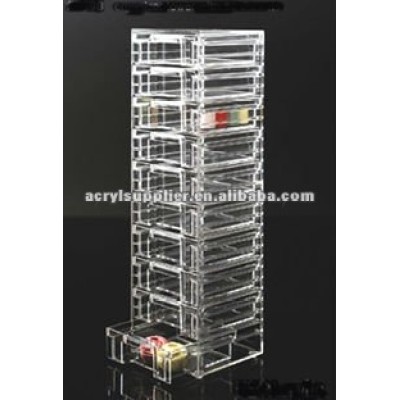 cheap topHigh grade Acrylic organizer with casters