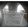 4 tiers clear acrylic drawers makeup organizer with nice handle