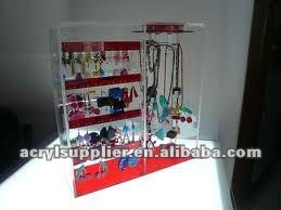 acrylic jewellery display shelf