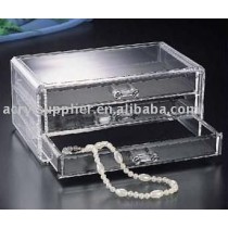 Clear acrylic drawer for jewelery display