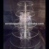Five Tier Acrylic Circular Swan Design Cake Stand