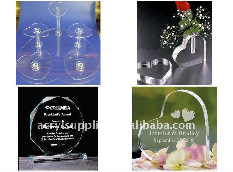 New crystal clear Acrylic art and craft for wedding souvenirs