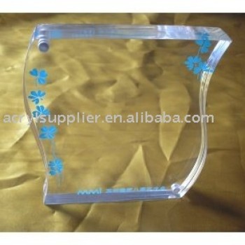transparent clear acrylic photo frame wholesale for office