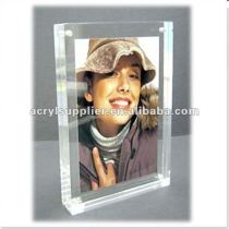 acrylic block photo frame