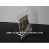Clear acrylic photo frame with screw