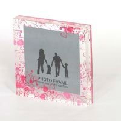 transparent clear Acrylic picture frame 5x7 Single Vertical