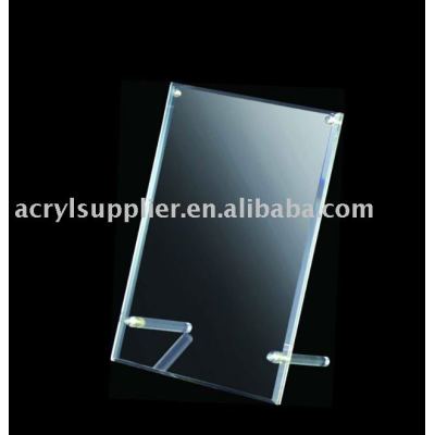Clear acrylic photo frame