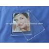 wall mounted acrylic magnetic cube photo frames