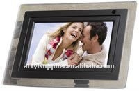 Clear transparent acrylic magnetic photo frame for family