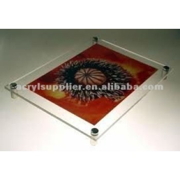 wall mount clear acrylic poster frame for hotel