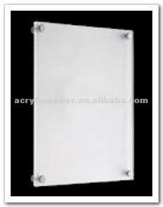 wall mount clear acrylic poster frame for hotel