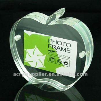 sample square acrylic picture frame for family