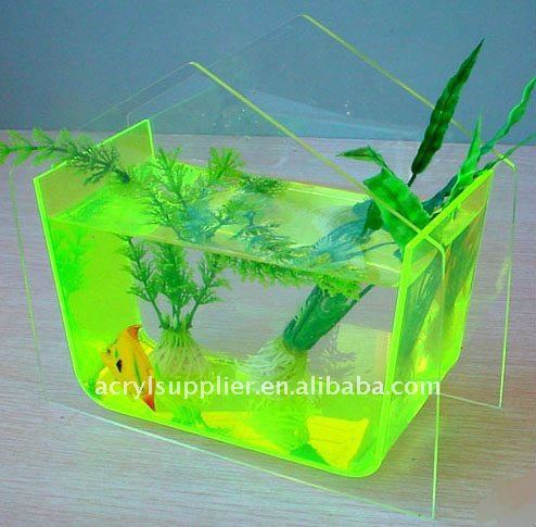acrylic fish tank in elegant style