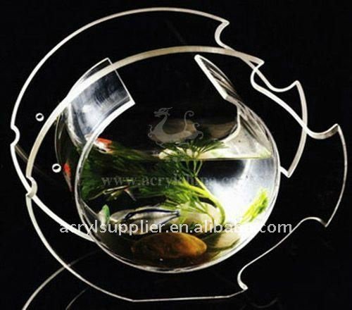 Modern Design hanging transparent acrylic fish bowl for home