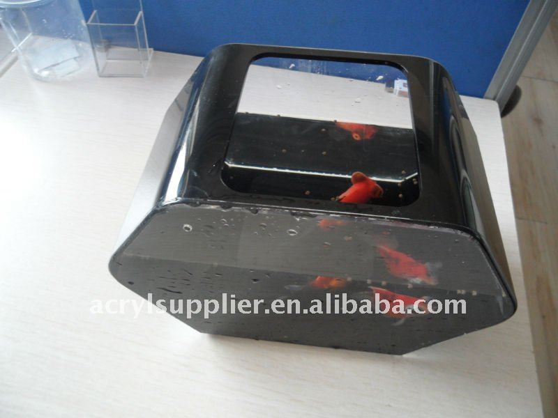 black round acrylic fish tank aquarium for home
