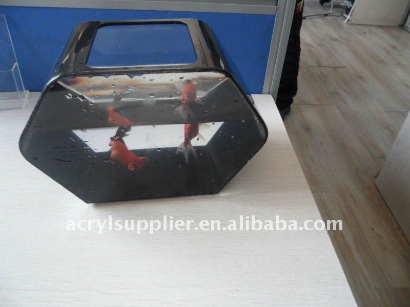black round acrylic fish tank aquarium for home