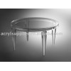 2012 clear acrylic round table