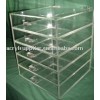 Perspex storage with 5 drawer