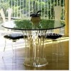 2012 fashion acrylic round coffee table