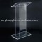 clear acrylic lectern&speaker table