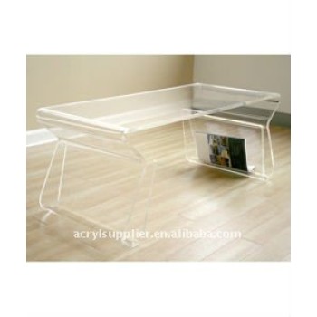 clear elegant Acrylic dining table for living room