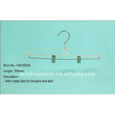 Acrylic clips hangers
