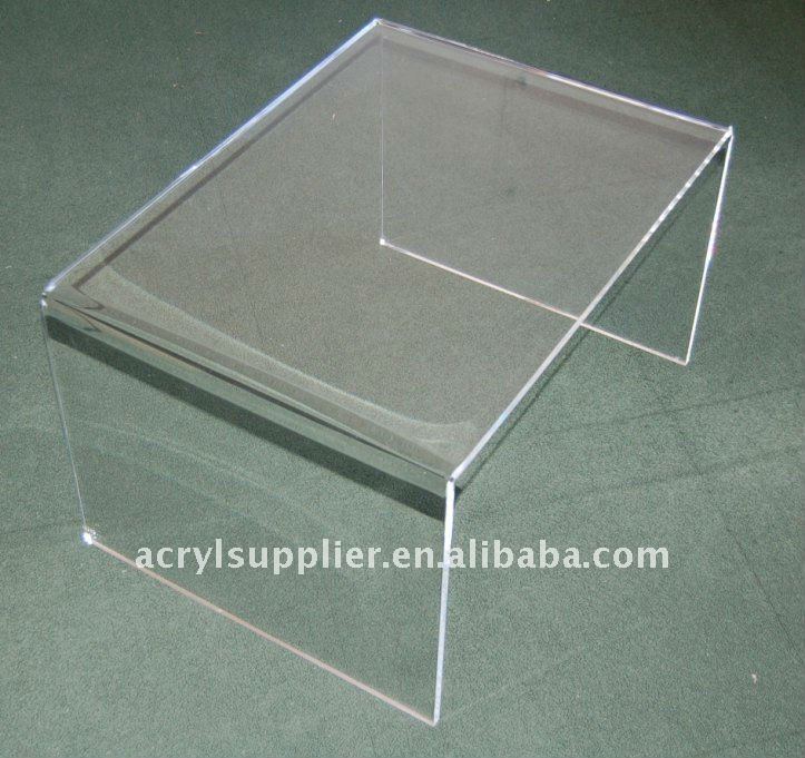 High hardness transparent Clear Acrylic Top Table
