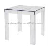 clear acrylic lucite table