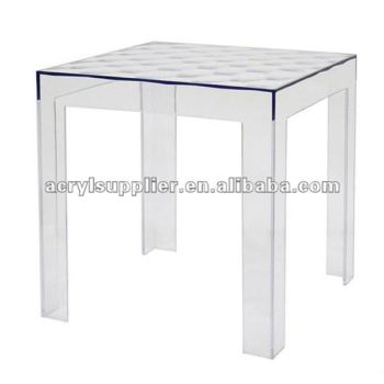 clear acrylic lucite table