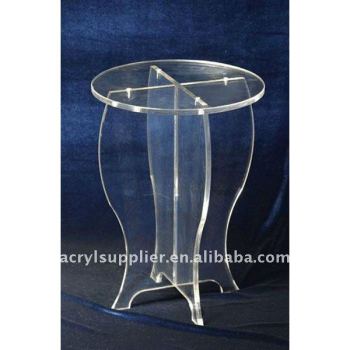 Hot sale acrylic round coffee table for home