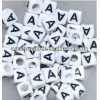 Mixed acrylic alphabet beads