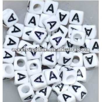 Mixed acrylic alphabet beads